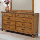 Brenner Rustic Honey Eight-Drawer Dresser - Legacy Furniture - NY