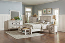 Franco Antique White California King Four-Piece Set - Legacy Furniture - NY