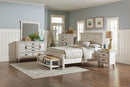 Franco Antique White California King Bed - Legacy Furniture - NY