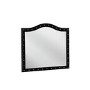 Deanna Contemporary Black and Metallic Mirror - Legacy Furniture - NY