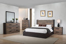 Weathered Oak and Rustic Coffee California King Bed - Legacy Furniture - NY