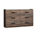 Weston Weathered Oak and Rustic Coffee Dresser - Legacy Furniture - NY
