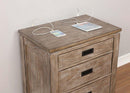 Meester Rustic Barn Door Nightstand - Legacy Furniture - NY