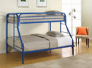 Morgan  Twin-over-Full Blue Bunk Bed - Legacy Furniture - NY