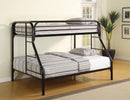 Morgan  Twin-over-Full Black Bunk Bed - Legacy Furniture - NY