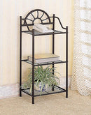 Traditional Black Three-Shelf Accent Table - Legacy Furniture - NY