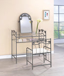Transitional Nickel Bronze Vanity Set - Legacy Furniture - NY