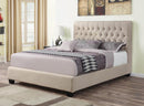 Chloe Transitional Oatmeal Upholstered Full Bed - Legacy Furniture - NY