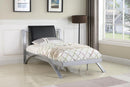 LeClair Contemporary Black and Silver Youth Twin Bed - Legacy Furniture - NY