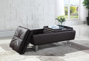 Dilleston Contemporary Brown Ottoman - Legacy Furniture - NY