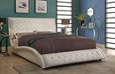 Tully Transitional White Upholstered Eastern King Bed - Legacy Furniture - NY
