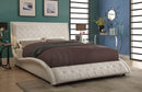 Tully Transitional White Upholstered Queen Bed - Legacy Furniture - NY
