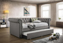Kepner Grey Chesterfield Daybed - Legacy Furniture - NY