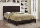 Mauve Upholstered Platform Brown Queen Bed - Legacy Furniture - NY