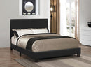 Mauve Upholstered Platform Black Queen Bed - Legacy Furniture - NY