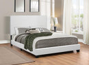 Mauve Upholstered Platform White Full Bed - Legacy Furniture - NY