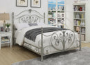 Evita Silver Metal Scrollwork Queen Bed - Legacy Furniture - NY