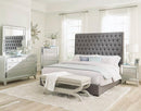 Camille Grey Upholstered King Bed - Legacy Furniture - NY