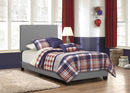 Dorian Grey Faux Leather Upholstered Twin Bed - Legacy Furniture - NY