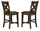 Homelegance Crown Point Counter Height Chair in Merlot (set of 2) 1372-24 image