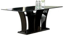 Homelegance Daisy Rectangular Dining Table in Espresso 710-72 image