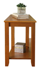 Homelegance Elwell Chairside Table in Oak 4728AK image
