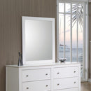 Selena Contemporary White Mirror - Legacy Furniture - NY
