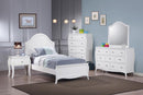 Dominique French Country White Twin Four-Piece Set - Legacy Furniture - NY