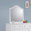 Dominique French Country White Mirror - Legacy Furniture - NY
