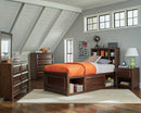 Greenough Transitional Maple Oak Twin Storage Bed - Legacy Furniture - NY