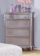 Caroline Metallic Lilac Four-Drawer Chest - Legacy Furniture - NY
