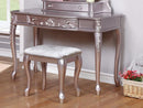 Caroline Metallic Lilac Vanity Desk - Legacy Furniture - NY