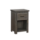 Napoleon Rustic Gun Smoke Nightstand - Legacy Furniture - NY