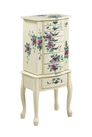Coaster Accents Traditional Off-White Jewelry Armoire - Legacy Furniture - NY