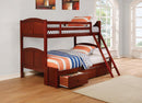 Parker Chestnut Twin-over-Full Bunk Bed - Legacy Furniture - NY