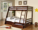 Hawkins Cappuccino Twin over Full Bunk Bed - Legacy Furniture - NY