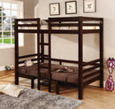 Joaquin Transitional Medium Brown Twin-over-Twin Bunk Bed - Legacy Furniture - NY