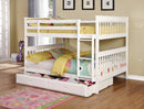 Chapman Traditional White Full-over-Full Bunk Bed - Legacy Furniture - NY