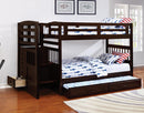 Dublin Traditional Cappuccino Twin-over-Twin Bunk Bed - Legacy Furniture - NY