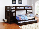 Dublin Traditional Cappuccino Twin-over-Full Bunk Bed - Legacy Furniture - NY