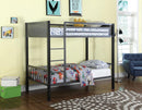 Meyers Traditional Grey Twin-over-Twin Bunk Bed - Legacy Furniture - NY