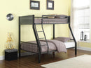 Meyers Traditional Grey Twin-over-Full Bunk Bed - Legacy Furniture - NY
