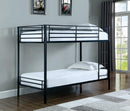 Boltzero Contemporary Black Twin Bunk Bed - Legacy Furniture - NY