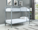 Boltzero Contemporary Silver Twin Bunk Bed - Legacy Furniture - NY