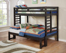 Hilshire Dark Grey Twin-over-Full Bunk Bed - Legacy Furniture - NY