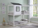 Belton Light Grey Twin-over-Twin Bunk Bed - Legacy Furniture - NY