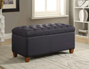 Tufted Navy Storage Bench - Legacy Furniture - NY