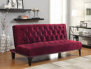 Burgundy Velvet Sofa Bed - Legacy Furniture - NY