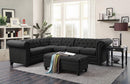 Roy Traditional Grey Ottoman - Legacy Furniture - NY