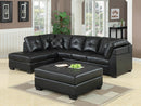 Darie Contemporary Black Sectional - Legacy Furniture - NY
